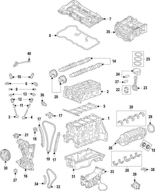 242002T000 - : Engine Camshaft for Hyundai Image