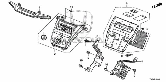 Audio Unit (1) for 2012 Honda Odyssey #0
