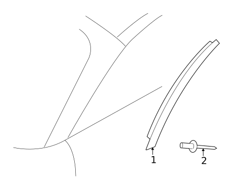 Exterior Trim - Roof for 2014 Audi TT Quattro #1