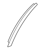 8J7853703A1P9 - Body: Pillar Molding for Audi: TT, TT Quattro, TTS Quattro Image