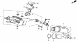 934030803008 - Chassis: BOLT-WASHER (8X30) for Honda Image