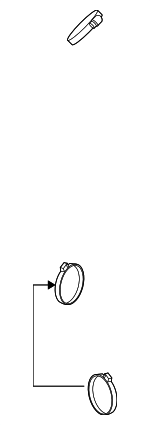 988015 - Cooling System: Lower Hose Clamp for Volvo: C30, C70, S40, S60, S60 Cross Country, S80, V40, V60, V60 Cross Country, XC60, XC70 Image