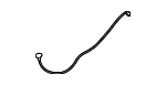 51258234140 - Body: Door Actuator Cable for BMW: 323Ci, 323i, 325Ci, 325i, 325xi, 328Ci, 328i, 330Ci, 330i, 330xi, 525i, 525xi, 528i, 528i xDrive, 528xi, 530i, 530xi, 535d, 535d xDrive, 535i, 535i GT, 535i GT xDrive, 535i xDrive, 535xi, 545i, 550i, 550i GT, 550i GT xDrive, 550i xDrive, 645Ci, 650i, 745i, 745Li, 750i, 750Li, 760i, 760Li, ActiveHybrid 5, Alpina B7, M3, M5, M6, X3, X5, X6, Z8 Image