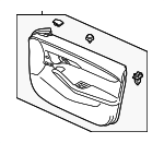 BCJL68450J27 - Body: Door Trim Panel for Mazda Image