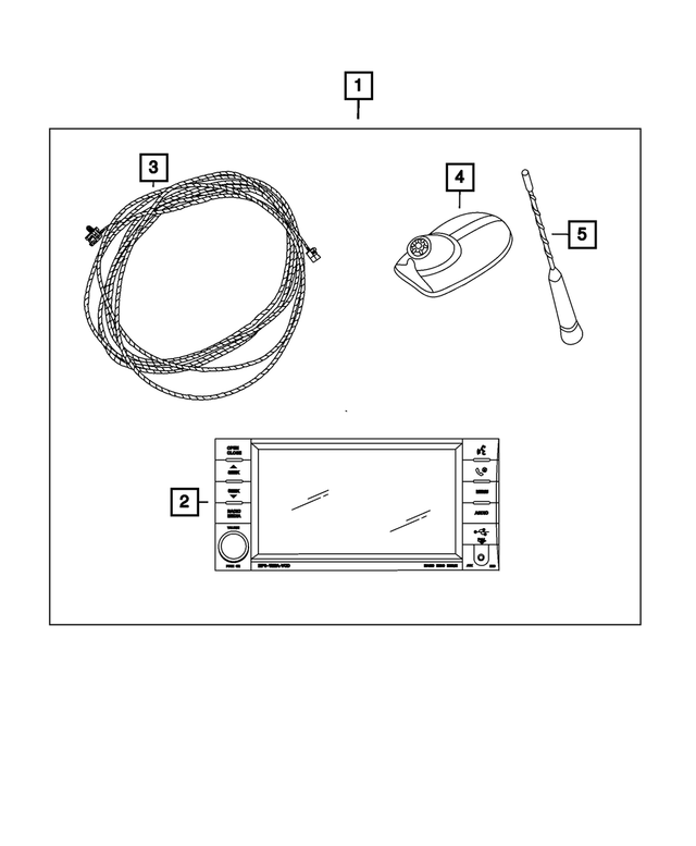 « 5091340AG – Mopar Accessories - Component Parts : Am/fm/cd/dvd/hdd/mp3/nav/satellite Radio pour Mopar Image »