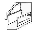 12768506 - : Door for Saab: 9-3 Image