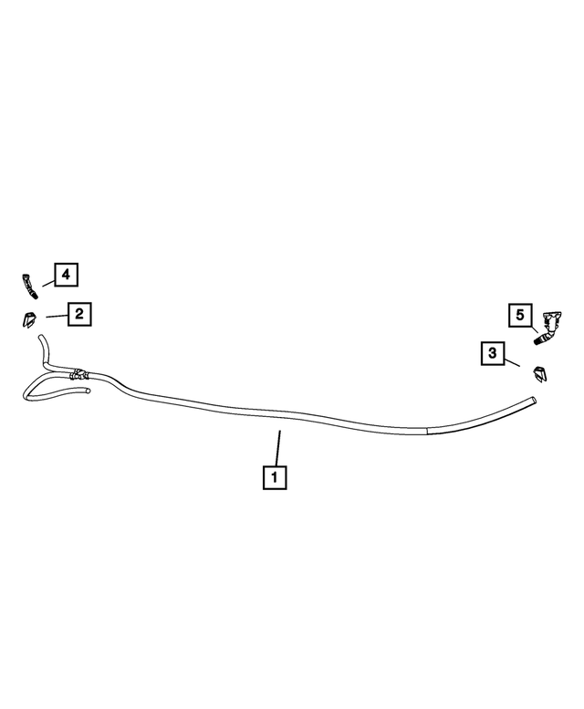 68085770AA - Electrical: Washer Hose for Mopar Image image