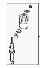 LR038096 - : Shock Assembly for Land-Rover Image