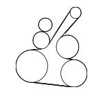 11720JD20A - : Serpentine Belt for Nissan Image