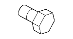 986116 - Body: Rear Bracket Screw for Volvo Image