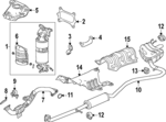 181506MDA00 - : Catalytic Converter for Honda: Civic Image