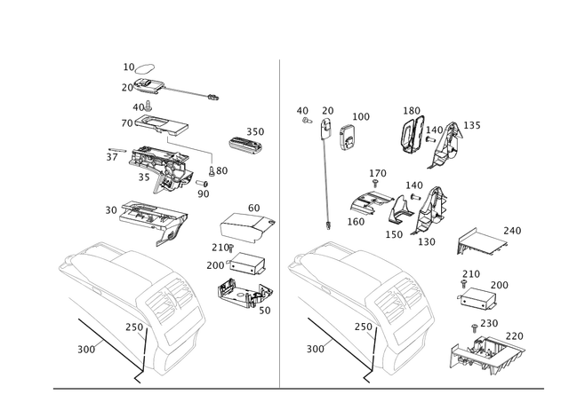 2128230030 - Special Equipment: Cover for Mercedes-Benz: E250, E350, E550, E63 AMG, E63 AMG S Image image