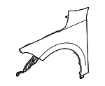 60210T20A00ZZ - Body: Fender for Honda Image