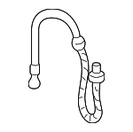 4779120AB - : 1998-2004 Mopar Brake Hose Right for Chrysler: 300M, Concorde, LHS | Dodge: Intrepid Image