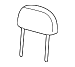 5L2Z78611A08FAA - Body: Headrest for Ford: Explorer Image