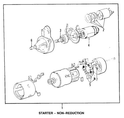 Starter for 1993 Dodge Ram 50 #1