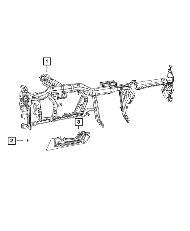 6505638AA - Interior Trim: Hex Head Screw for Mopar Image