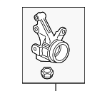 51215S5BJ10 - Suspension: Steering Knuckle for Honda: Civic Image