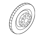 4H0615601Q - Brakes: Disc Brake Rotor for Audi Image
