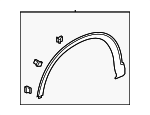 74165TLAA02 - : Wheel Opening Molding for Honda: CR-V Image
