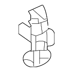 74166TLAA02 - : Wheel Opening Molding Bracket for Honda Image