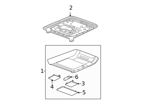 Lighting - Interior for 2017 GMC Acadia Limited #0