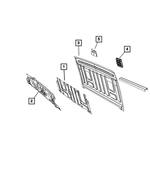 68518547AA - Body Sheet Metal Except Doors: Cab Back Reinforcement for Mopar Image