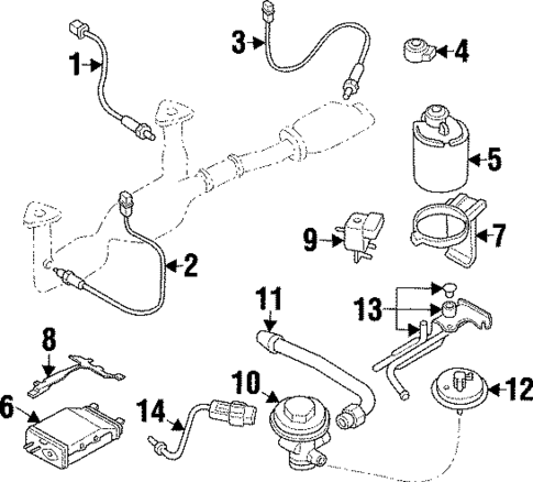 Powertrain Control for 1996 INFINITI I30 #1