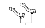5886233050 - Body: Floor Duct for Lexus Image