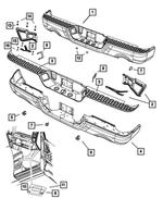 6027958 - Frame, Bumper and Fascia: Snap In Nut for Mopar Image
