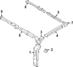 CK4Z19C590BK - Body: Outlet Duct for Ford: Transit-150, Transit-250, Transit-350, Transit-350 HD Image
