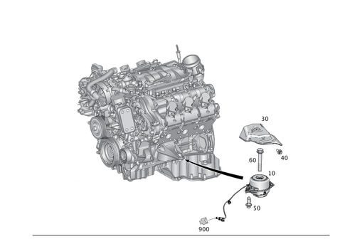 Engine Suspension for 2017 Mercedes-Benz GLE550e #0