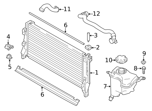 Radiator & Components for 2024 Mini Cooper Countryman #1