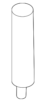 17118605551 - : Radiator Pin for Mini: Cooper, Cooper Clubman, Cooper Countryman Image