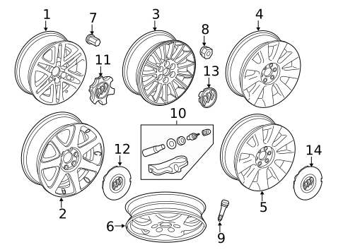 Wheels for 2012 Buick Enclave #0