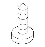 90467A0002C4 - Body: Trunk Lid Trim Clip for Lexus: ES250, ES300h, ES350, GS F, GS Turbo, GS200t, GS300, GS350, GS450h, IS200t, IS300, IS350, IS500, LC500, LC500h, LS460, LS500, LS500h, RC F, RC200t, RC300, RC350, TX350, TX500h, TX550h+ Image