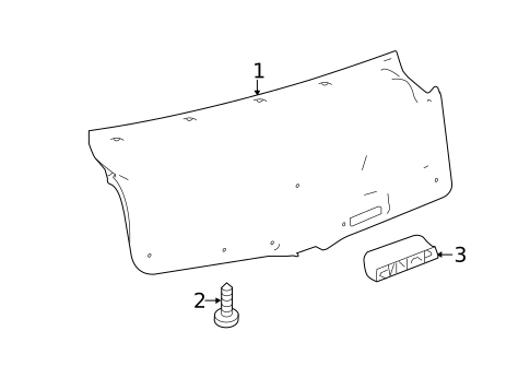 Interior Trim - Trunk for 2022 Lexus IS300 #0
