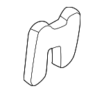 52105A4A239 - Body: Adjust Motor Clip for BMW: 740i, 750e xDrive, 760i xDrive, i7 Image