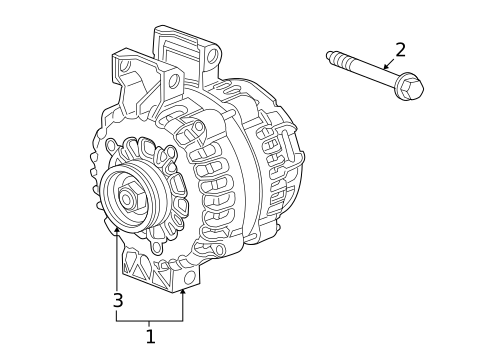 Alternator for 2006 Isuzu i-350 #0