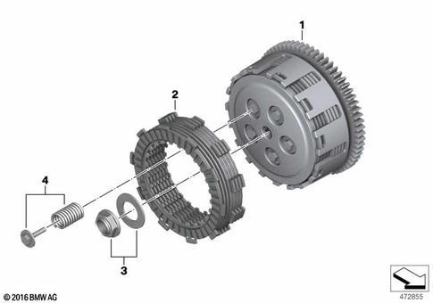 Clutch with Clutch Plate for 2019 BMW-Motorrad G 310 R #0