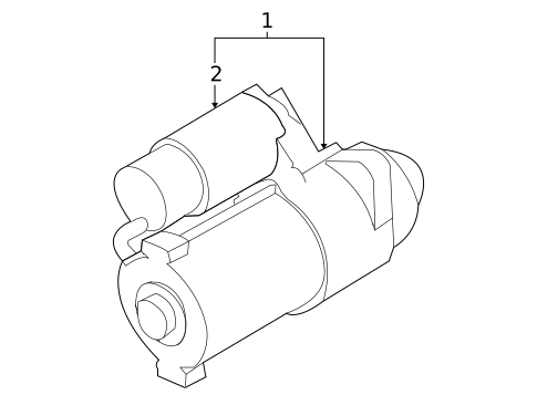 Starter for 2010 Pontiac G3 #0