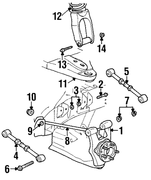 Rear Suspension for 2001 Chrysler Prowler #0
