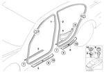 51727044947 - Vehicle Trim: Edge Protection, Door, Front for BMW Image