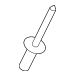 9026904066 - Body: Upper Molding Rivet for Lexus: LS500, LS500h, UX200, UX250h, UX300h Image