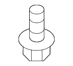 9015350010 - Body: Mount Bracket Screw for Lexus: LX470, NX250, NX350, NX350h, NX450h+, RC F, RC200t, RC300, RC350, RX350L, RX450hL Image