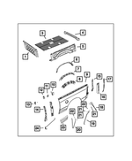 68285619AA - Body Sheet Metal Except Doors: Wheelhouse Outer Panel, Left for Dodge: Ram 1500, Ram 2500, Ram 3500 | Ram: 1500, 2500, 3500 Image