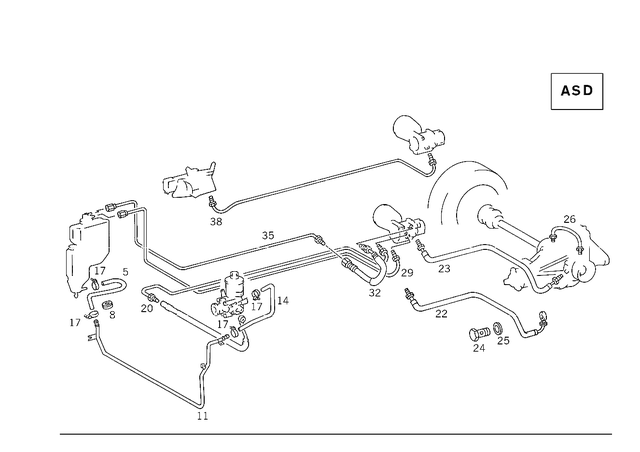 915036012101 - Fuel System: Banjo Bolt for Mercedes-Benz: 300SL, 500SL, 600SL, C230, C280, E420, E430 Image image