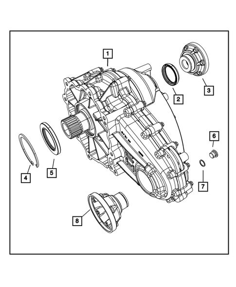Transfer Case Assembly for 2014 Jeep Grand Cherokee #0