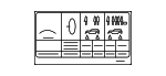 30748994 - Body: Tire Info Label for Volvo: S40, S60, V50, V70, XC70, XC90 Image