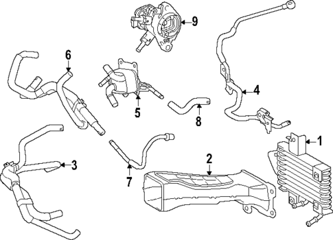 Trans Oil Cooler for 2025 Toyota Grand Highlander #0